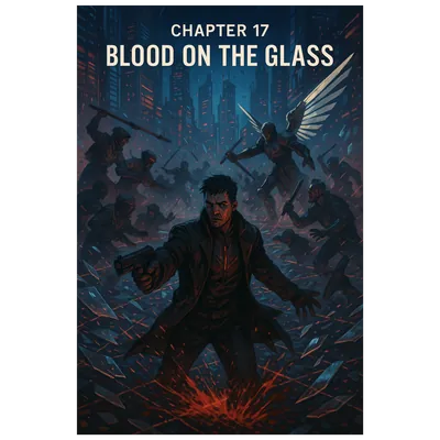 BLOOD ON THE GLASS (Chapter 17) artwork from Monument Zero